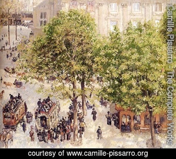 Camille Pissarro - Place du Theatre-Francais, Spring, 1898