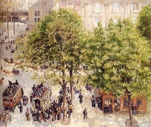 Camille Pissarro - Place du Theatre-Francais, Spring, 1898