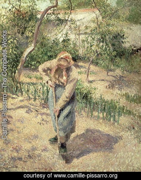 Woman Digging in an Orchard, 1882