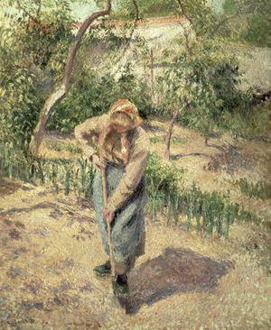 Camille Pissarro - Woman Digging in an Orchard, 1882