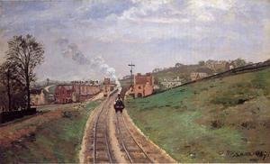 Camille Pissarro - Lordship Lane Station, Dulwich, 1871