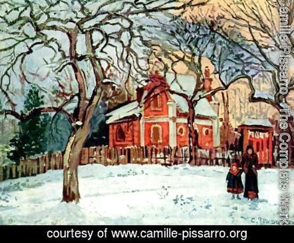 Camille Pissarro - Chestnut Trees at Louveciennes, c.1871-2