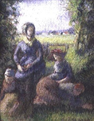 Camille Pissarro - Rustic scene