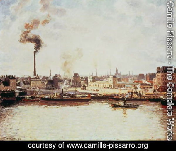 Camille Pissarro - Saint-Sever Quay at Rouen, 1896