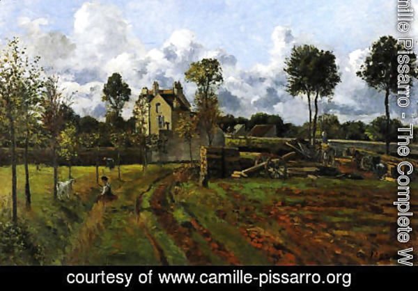 Camille Pissarro - Pontoise Landscape, c.1872