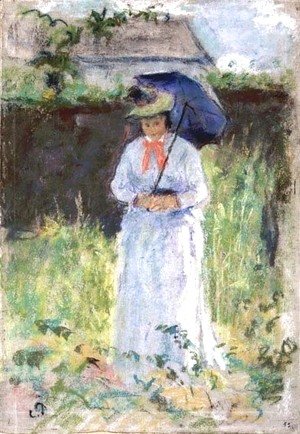 Camille Pissarro - Woman with a Parasol