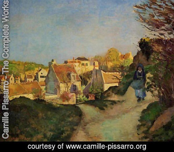 Camille Pissarro - The Hill at Jallais, Pontoise, 1875