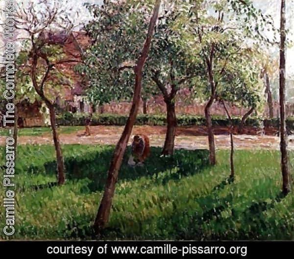 Camille Pissarro - Walled Garden at Eragny, 1895