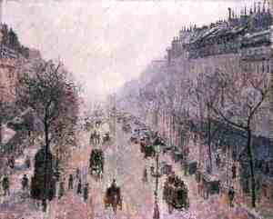 Camille Pissarro - Street Scene