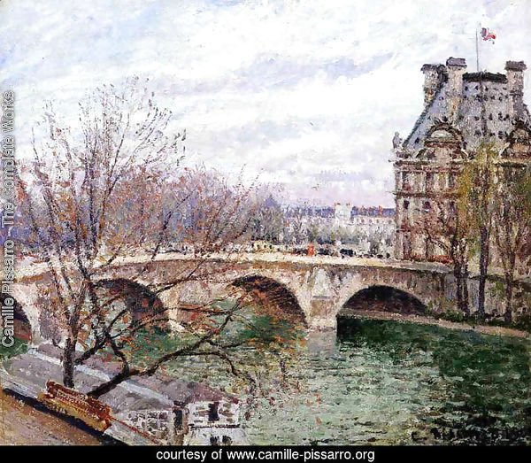 The Pont-Royal and the Pavillon de Flore, 1903