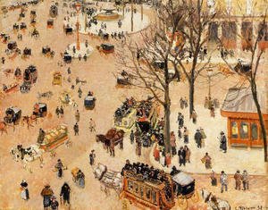 Camille Pissarro - Place du Theatre Francais, 1898