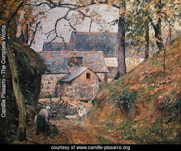 A Farm at Montfoucault, 1894