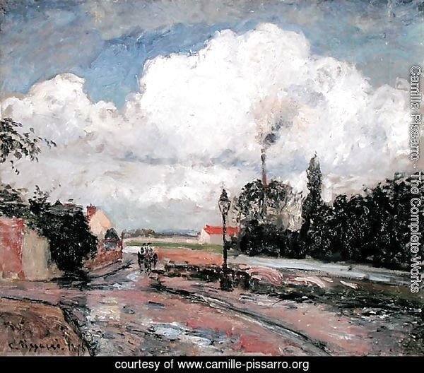 Apres la Pluie, Quai a Pontoise, 1876