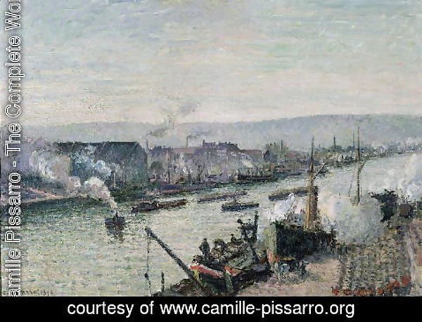 Camille Pissarro - Saint-Sever Port, Rouen, 1896