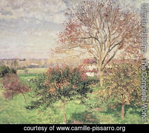 Camille Pissarro - Autumn morning at Eragny, 1897