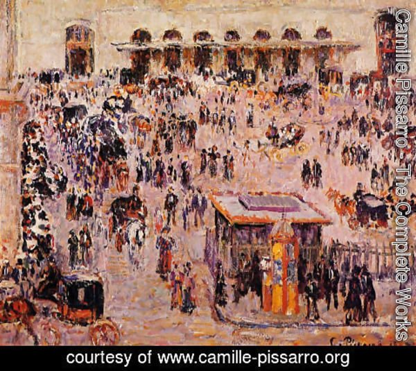 Camille Pissarro - Cour du Havre (Gare St. Lazare) 1893