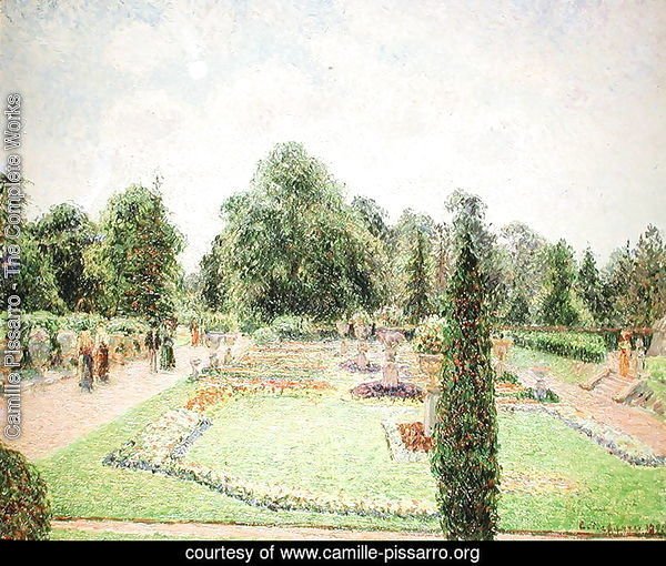 Kew Gardens - Path to the Great Glasshouse, 1892