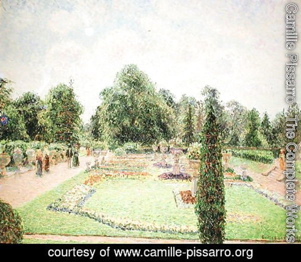 Camille Pissarro - Kew Gardens - Path to the Great Glasshouse, 1892