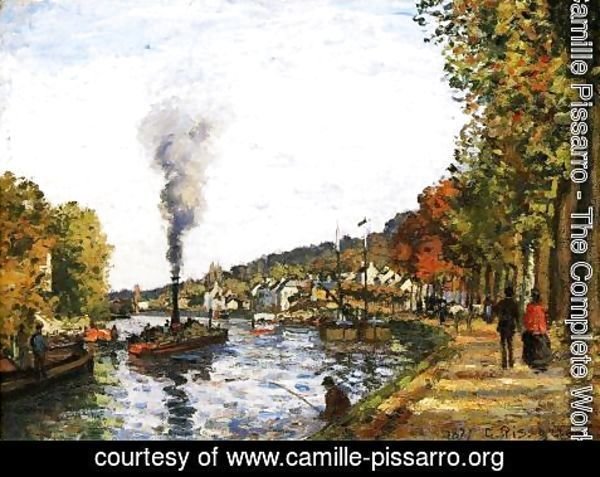 Camille Pissarro - The Seine at Marly, 1871