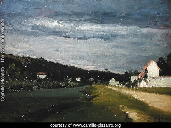 Landscape with Stormy Sky, 1864