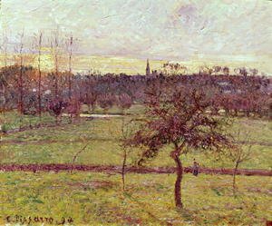 Camille Pissarro - Landscape at Eragny, 1894