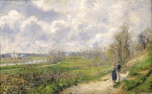 Camille Pissarro - La Sente du Chou, near Pontoise, 1878