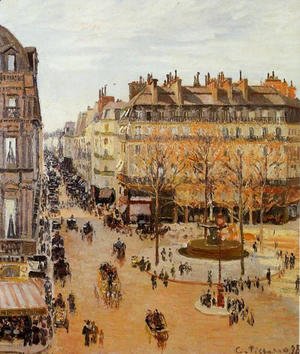 Rue Saint-Honore, Sun Effect, Afternoon, 1898