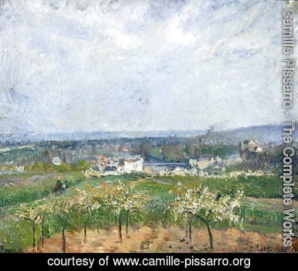 Camille Pissarro - Landscape in Pontoise, 1877