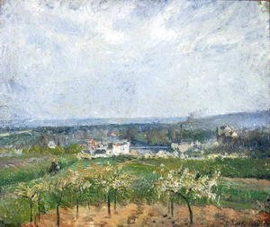 Camille Pissarro - Landscape in Pontoise, 1877