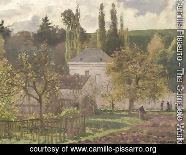 Camille Pissarro - House in the Hermitage, Pontoise, 1873