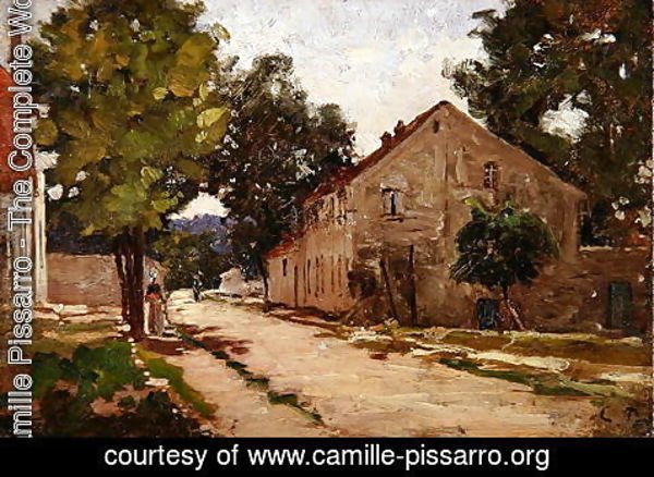 Camille Pissarro - Route de Port-Marly, c.1860-67