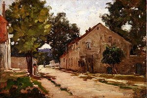 Camille Pissarro - Route de Port-Marly, c.1860-67