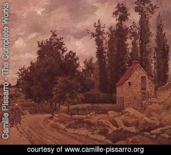 Camille Pissarro - The Road to Osny, 1872