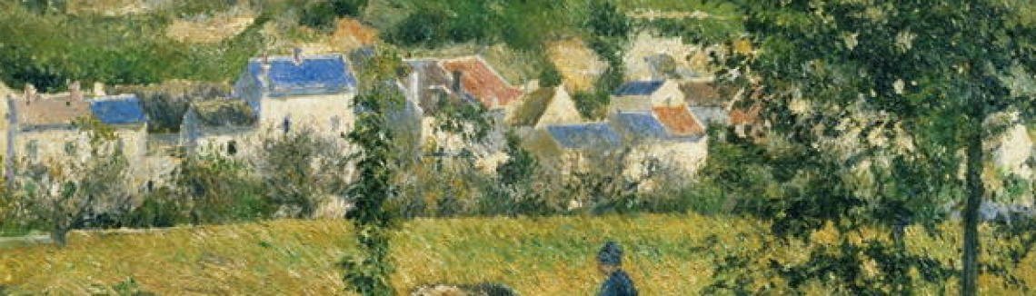 Camille Pissarro - Landscape at Chaponval, 1880