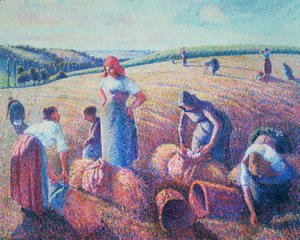 Camille Pissarro - Women Haymaking, 1889
