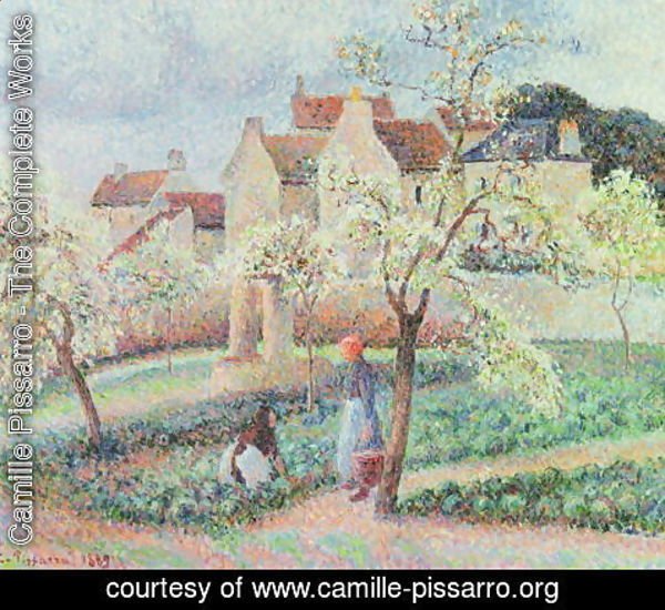 Camille Pissarro - Plum Trees in Flower, 1889