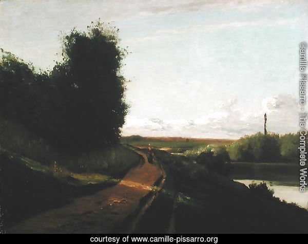 The Tow Path at Bougival, 1864