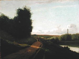 The Tow Path at Bougival, 1864