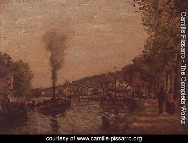 River Scene, 1871