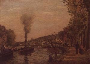 River Scene, 1871