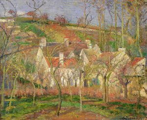 Camille Pissarro - The Red Roofs, or Corner of a Village, Winter, 1877