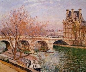 Camille Pissarro - The Pont Royal and the Pavillion de Flore