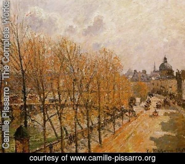 Camille Pissarro - Quai Malaquais - Morning, Sun