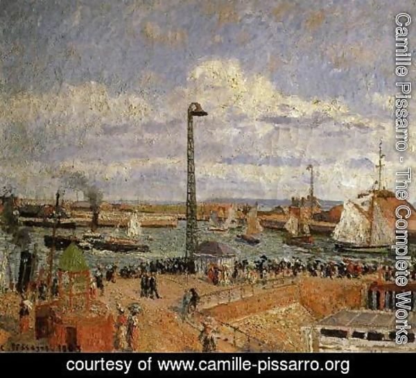 Camille Pissarro - The Pilot's Jetty, Le Havre - High Tide, Afternoon Sun