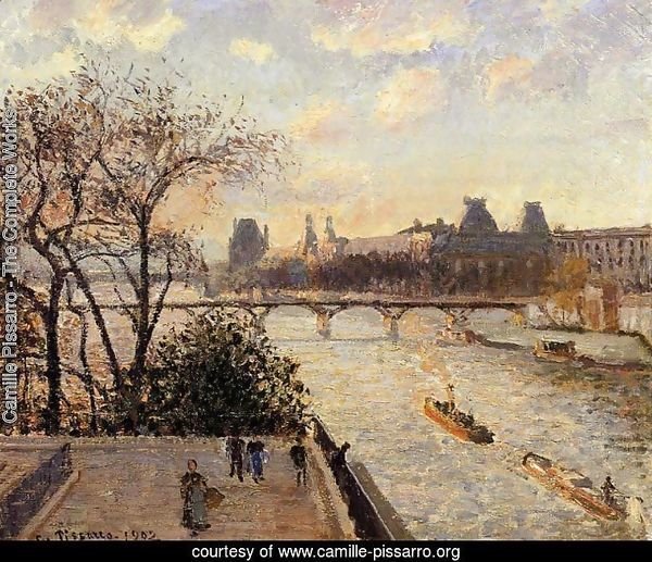 The Louvre and the Seine from the Pont-Neuf