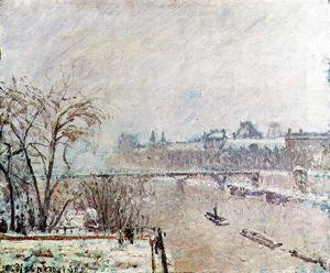 Camille Pissarro - The Seine Viewed from the Pont-Neuf, Winter