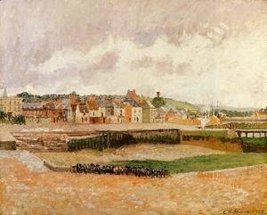 Camille Pissarro - Afternoon, the Dunquesne Basin, Dieppe, Low Tide