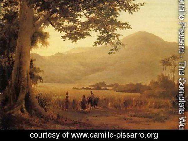 Camille Pissarro - Antilian Landscape, St. Thomas