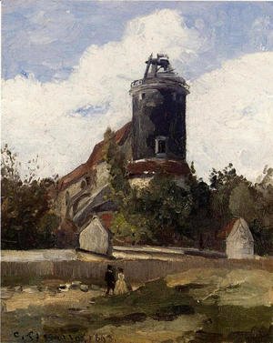 Camille Pissarro - The Telegraph Tower at Montmartre