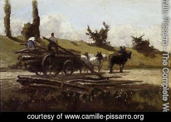 Camille Pissarro - The Wood Cart